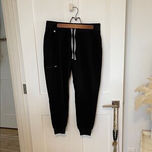 Figs Black Jogger Scrubs